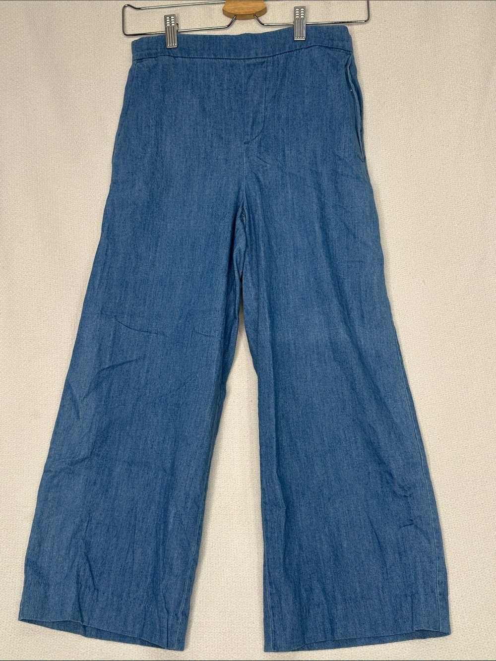 Old Navy Blue Wide-Leg Pull-On Chinos